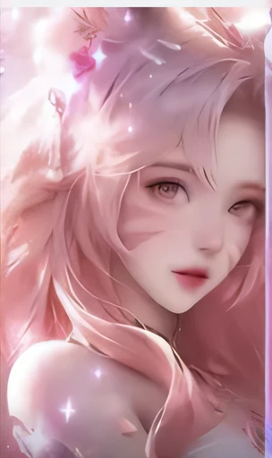 anime girl with pink hair and a flower in her hair, trending artgerm, like artgerm, Extremely detailed Artgerm, ! Dream art germ, art-style, Style Artgerm, Art germ. High detail, Guviz-style artwork, Artistic germ style, Guviz