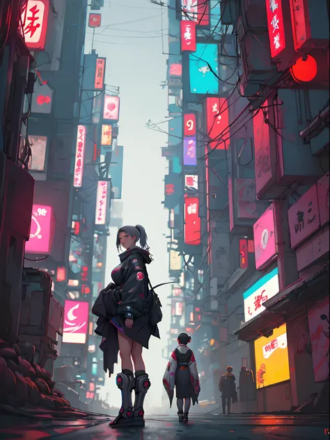 Cyberpunk japan girl