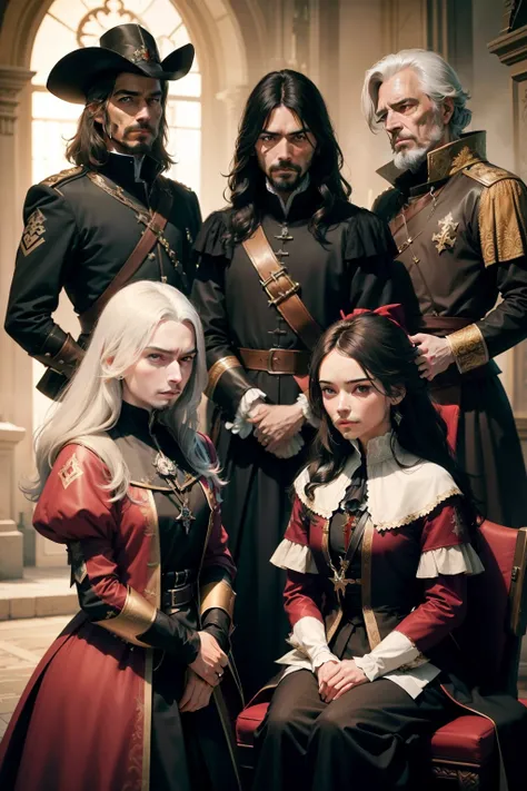 The Musketeers and Cardinal Richelieu