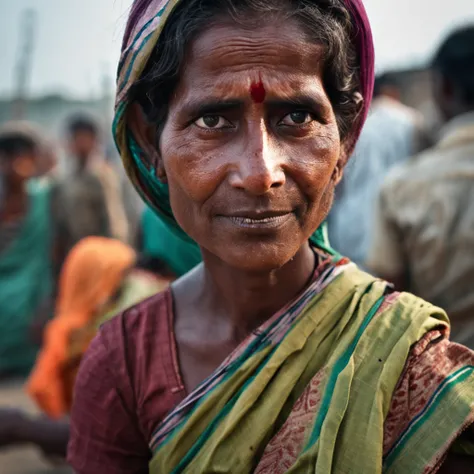 A Bangladeshi sweet girl is wearing skyblue saree in DhakaStreet, going to meet her boyfriend in war, waiting for him hand with tiffin carry,  war photography,1971 bangladesh liberation war photographs, detailed facial features, firminbaes, hand with rifel...