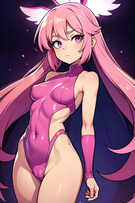 pink night suit, perfect body