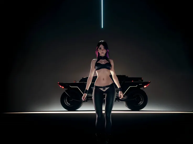 (((edgerunner))) ((cyberpunk )) (((enormes tetas)))  8k,((cuerpo completo))(((Amazing tits)))caliente, hermosa,((Hornie)), 8k, hiperrealista todo como un motor irreal trazado de rayos render ((estilo humano hiperealista)),(((Empty dark background))). hiper...