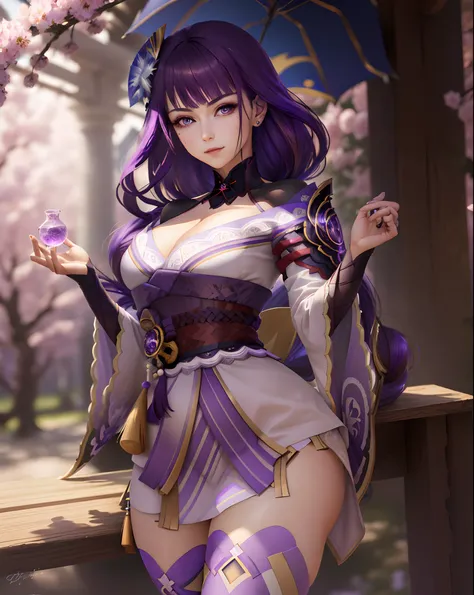 Woman looking down with a dominant aura, ((masterpiece, 8k, best quality)), ((high detail)), 1girl, ((ultra-detailed)),((delicate face)), Beautiful detailed eyes, gradient hair,hairs between eyes, GSHead,1girl ,solo,purple hair,genshin_impact, black_backgr...