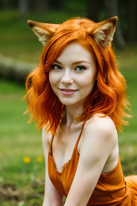 Ginger fox girl