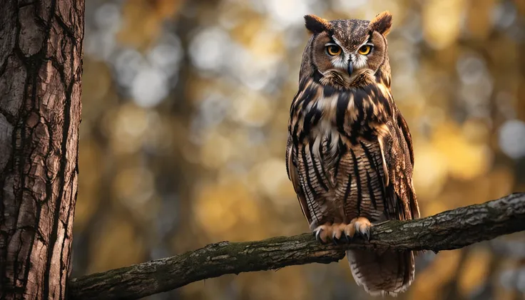 owl guides forest animals