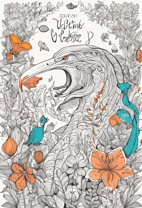 Magic Forest": Draw a charming scene of a magical forest, full of mystical creatures and lush plants. Use vibrant colors to bring your creation to life.

"Underwater World": Create a coloring book with various sea creatures. Desenhe peixes coloridos, Coral...