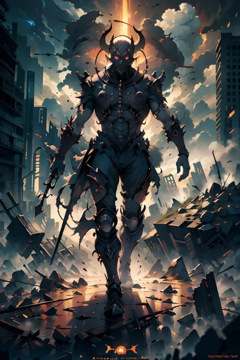 (apocalypse:1.5), full body, illustration, cinematic light, high resolution, best quality, ultra detailed, masterpiece,