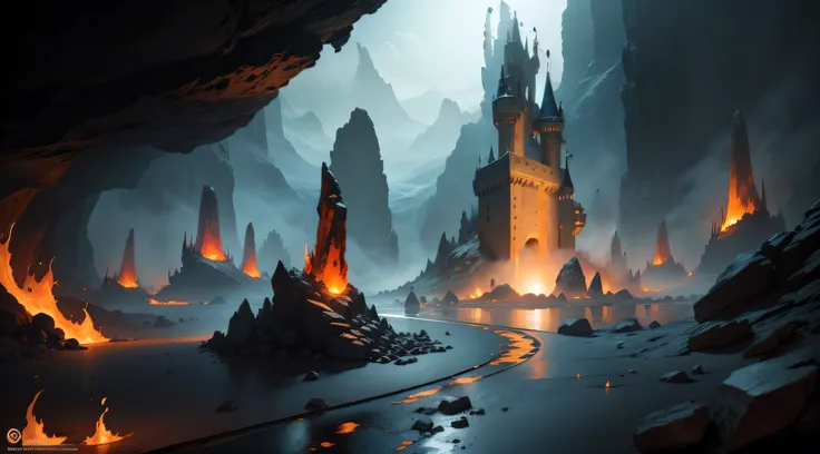 castle concept art fantasy