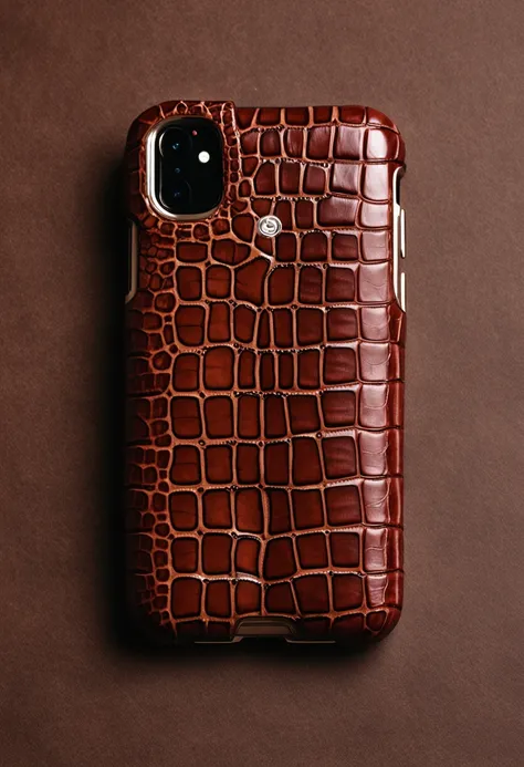 "Protect your smartphone in style with our luxurious crocodile leather smartphone case! Our handmade case is crafted using high-quality crocodile leather, ensuring both elegance and durability. It is slim, lightweight, and easily fits into your pocket. The...