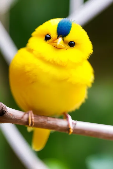 Yellow plumage