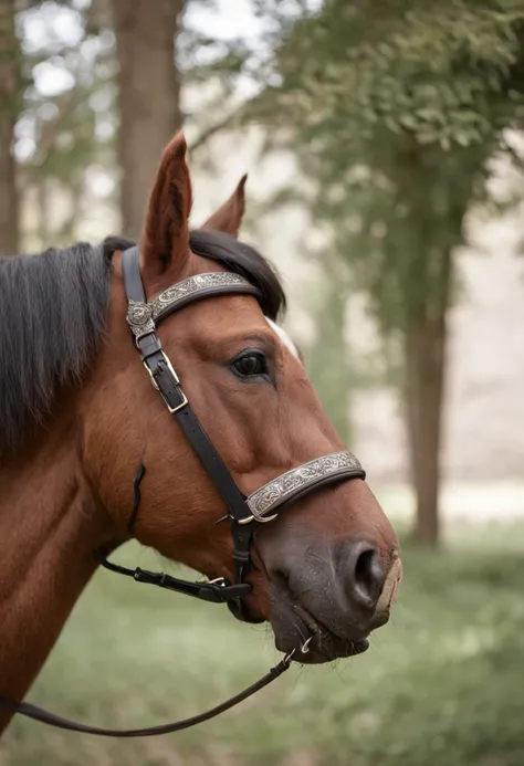 Gengis Khan em um cavalo