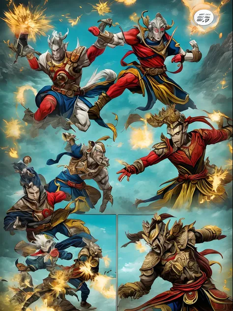 Monkey King fights Ultraman