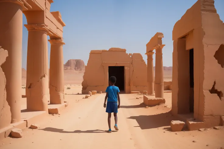 Date: 2018
Country: Eritrea
Description: A curious teenager explores the historic ruins of Adulis, surrounded by the mystique of the past and the warm hues of the desert landscape.