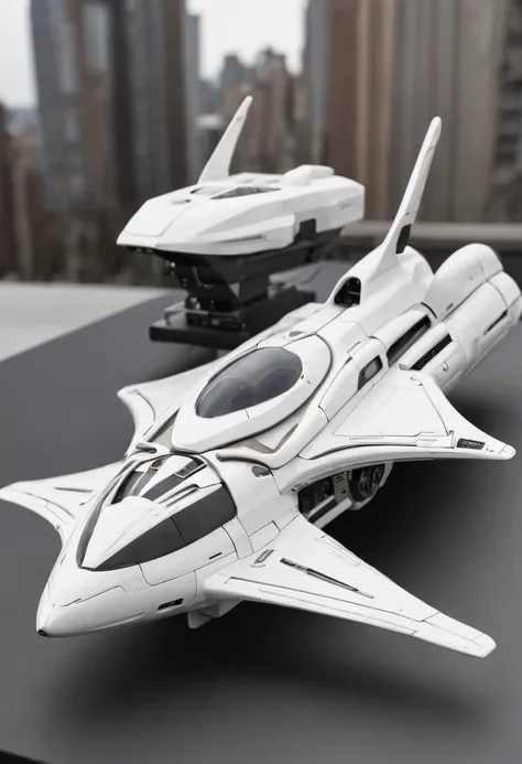 Future City Cybergirl spaceship shuttle