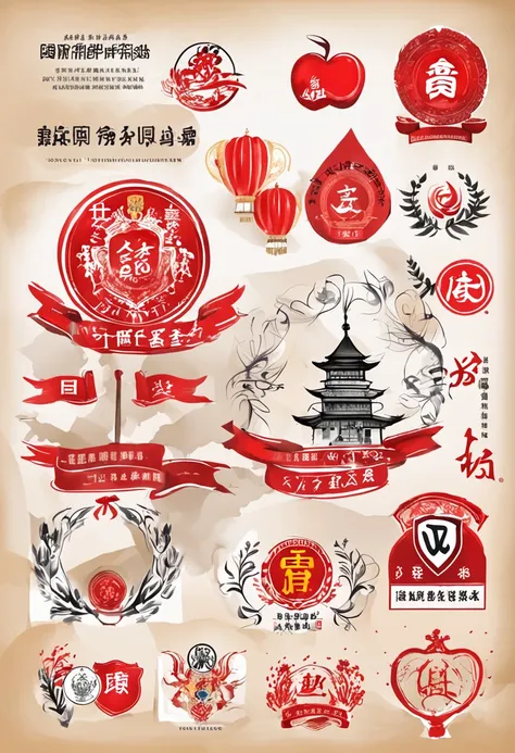 Logo of the Volunteer Association of the College of Geography and Environment of Henan University, Clear details, Red and white color scheme, Doughnut shape, Vitality and unity showcased，Only highlight the words College of Geography and Environment of Hena...