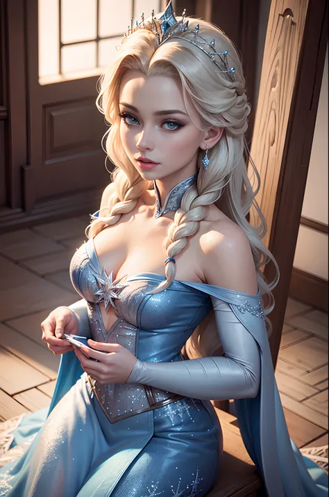 beautiful queen Elsa