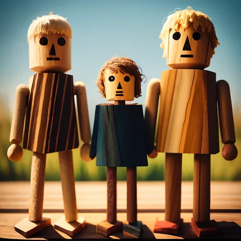 Wooden people