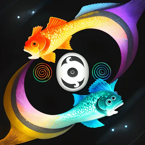 Quantum entanglement of yin and yang fish