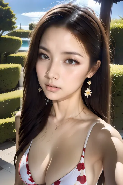 (masutepiece:1.3), High resolution, ultra-detailliert, the Extremely Detailed CG Unity 8K Wallpapers, Realistic, Photorealsitic, Raw photo, beautifull detailed face, pale skin, realistic glistening skin, Detailed Cloth Texture, detailed hair texture, Perfe...