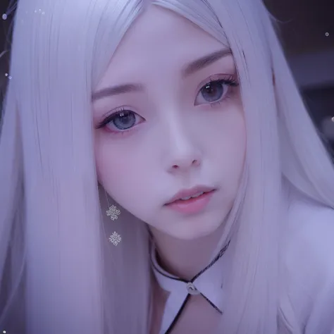 Kaguya otsutsuki. A woman was looking back and gazing intently. She has long silver hair. He also had a white as snow. Her lips were very red. She was seen wearing a silver ongsam. She looks so beautiful and realistic