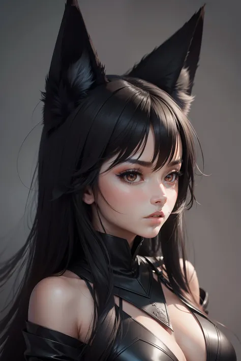 Black silent fox