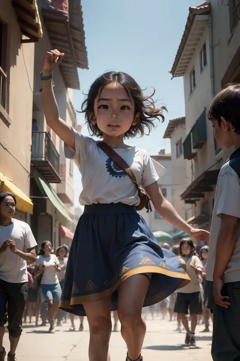 Ana Child, Dancing, crowd, open space with people and their surroundings