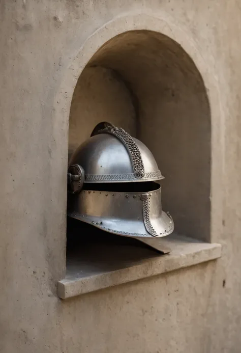 A war helmet, with an open jail door on the helmet, depicting freedom, 8k, uhd, harsh low lighting, high quality, sharp focus, fujifilm XT3