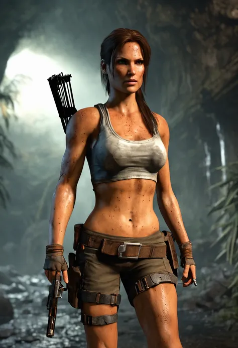 lara croft from tomb raider shirtless