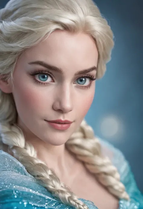 "(Elsa from Frozen:1.1), exquisitely detailed with vibrant colors, in a stunning retro art style."