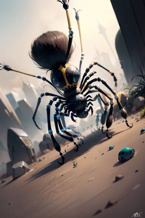 Ringo start, spider, concept art, 4k