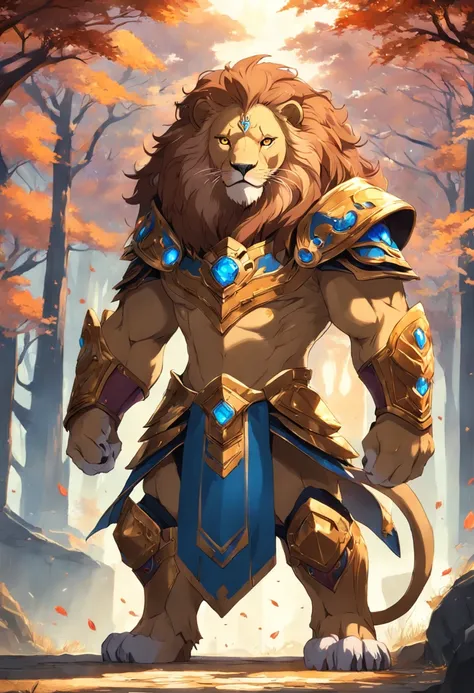 vastaya lion, male, paladin