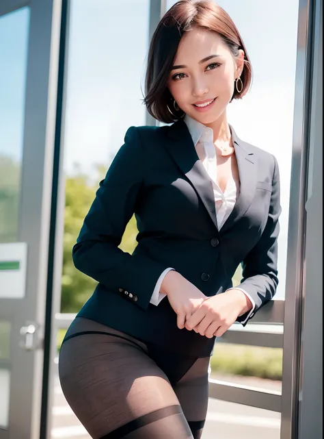 (8K, Best quality, Masterpiece:1.2),
(Realistic, photo-realistic:1.37),
Ultra-detailed,

1 girl, full bodyesbian, Outdoors, officeskirt, (Pantyhose:1.2), (short buttoneddownshirt:1.2), buttonedupcollarprim, buttoneddowncollarprim, Bra, (Pantyhose:1.2), alp...