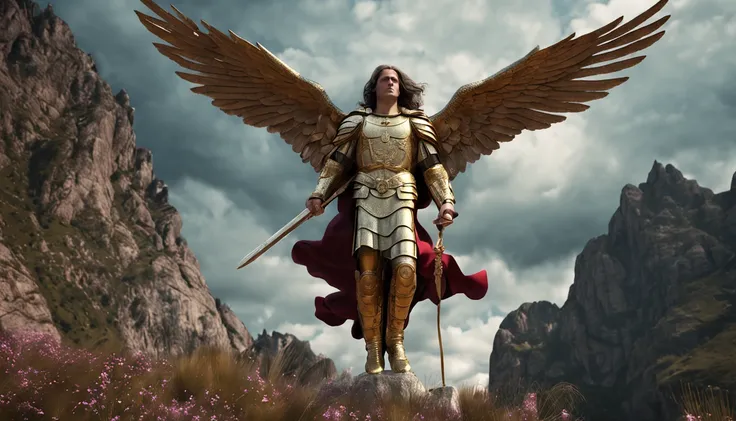 Realistic image of Archangel St. Michael