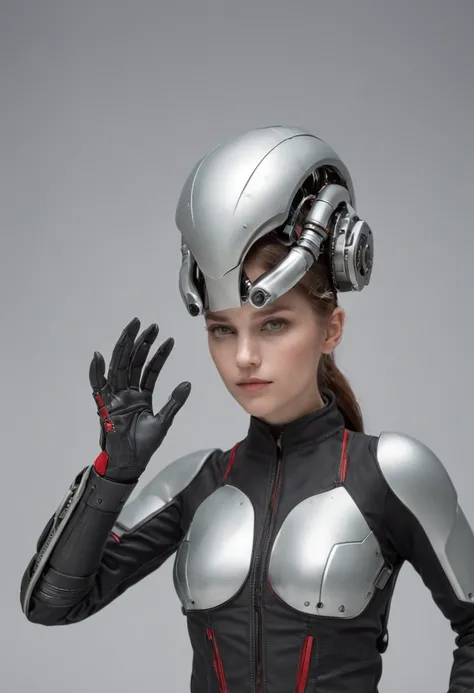 1girl,solo,machine,exoskeleton,helmets with horns,science fiction,simple background, (nsfw:1.2),(low quality:1.4),(worstquality:1.4),(extra fingers, deformed hands, polydactyl:1.4),