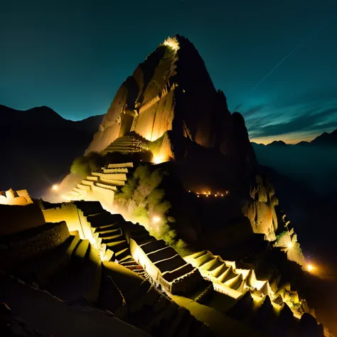 Machu Picchu de noche