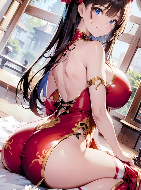 ​master piece,hyper quality, Hyper Detailed,Perfect drawing,NFSW,。.3D,8K Illustration、clearface、Hi-Res、Gentle smile、Clothes made of latex、Clothes with beautiful patterns、nice background、beatiful backgrounds、Detailed drawing、Perfect Beautiful Girl、Perfect P...