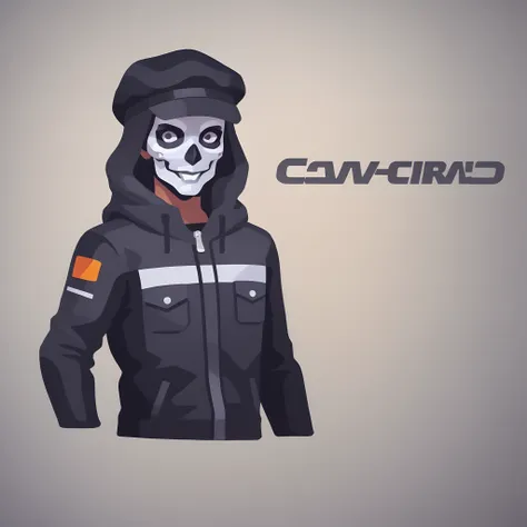 Caveira com capacete preto de moto