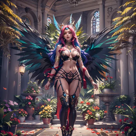 Master Masterpiece ultra Goddess Sun urban forest graduate deep path equirectangular_360 garden contre-jours Beholder "medieval" priestess Caduceus crux backlight global luminescence saturate Sunlight ecstatic volumetric lightning contrast meticulously int...