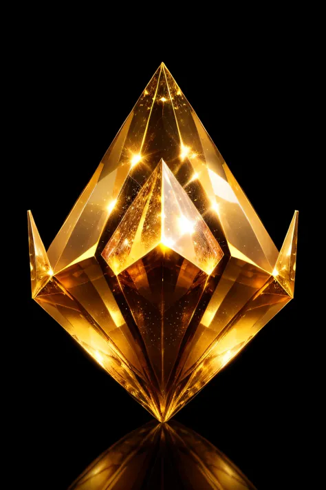 Golden crystal