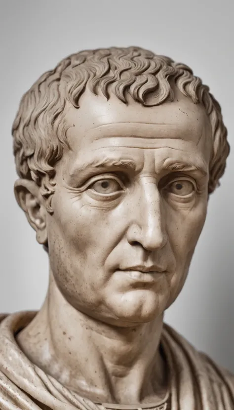 Create an image depicting Julius Caesare em roma