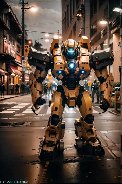 Pacific Rim, Kaiju Invasion Alert, Global Defense Forces Mobilized, Tecnologia futurista, cor amarela, estilo fotorrealista, capturado com uma Fujifilm X-T20 e uma lente de 35mm, bright emergency lights, ambiente da base militar.