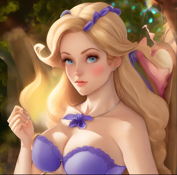 Lucy from fairy tale with huge breasts