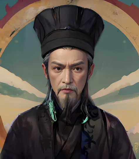 Old Man Twilight，ember，Image of Sun Tzu in the Three Kingdoms、Asian々，National-style virtual human