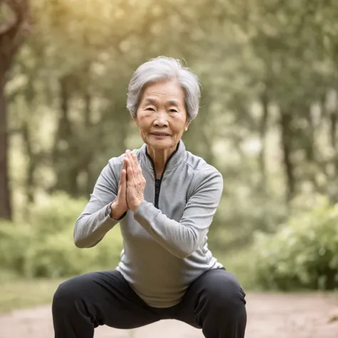 Exercising Chinese elderly