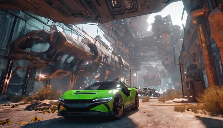 ultra-realistic realism，Cyberpunk style，Interactive，Game track，Explode peoples hearts。so amazing， unbelievable!!
Unreal，Multidimensional world，I am a game character，Gamers，Alita drove that car，Fly in the sky，360 degree rotation，Lots of racing，All players c...