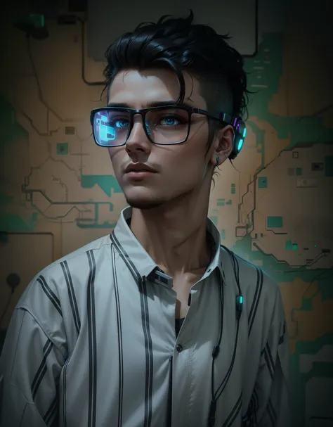 Cyberpunk smart gamer