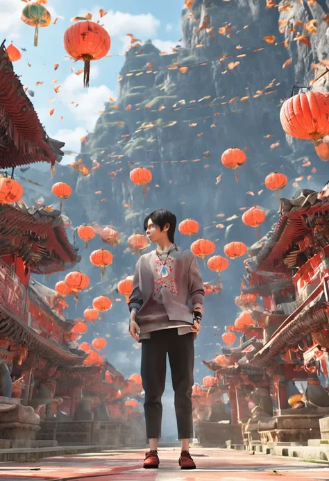 A 14-year-old boy, Hua Chenyu, Long hairs