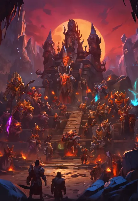 World of the warcraft like Dota 2