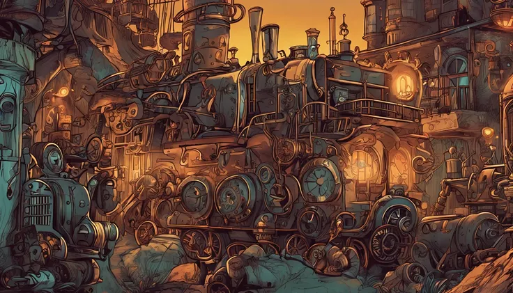 wallpaper estilo steam punk