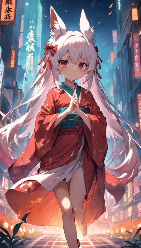 Yae Miko，Four fingers，One index finger